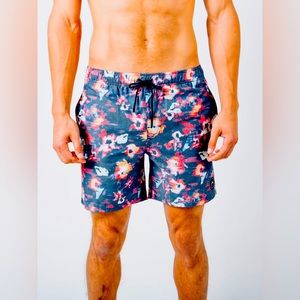 Rusty Boardshorts Swim Trunks 16” Mens Size 34 Multicolor